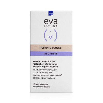 Eva Restore με 12,5 mg Υαλουρονικό Οξύ 10 Κολπικά Υπόθετα