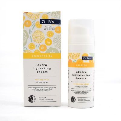 Olival Immortelle Extra Hydrating Cream - Βιολογική Ενυδατική Κρέμα Προσώπου 50ml