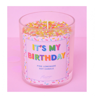 Flamingo Candles, Κερί Pink Lemonade It's My Birthday Sprinkle 200g
