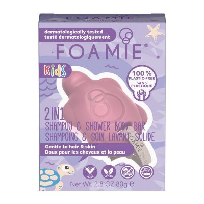 Foamie Kids Turtelly Cute - Shampoo & Shower Body Bar 80g