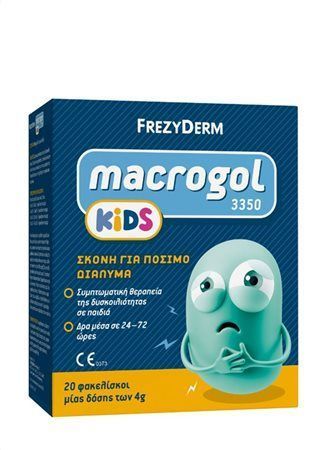 Frezyderm Macrogol 3350 Kids Αντιμετώπιση της Δυσκοιλιότητας για Παιδιά 20x4g