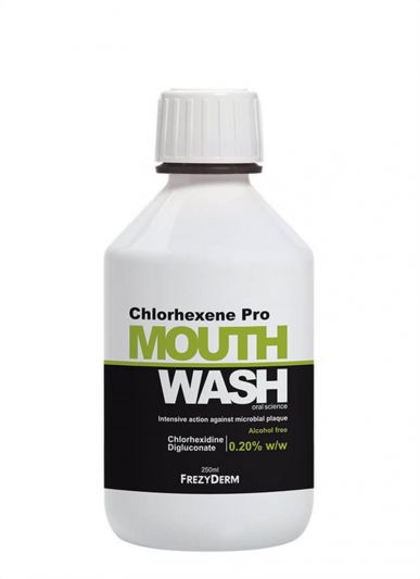 Frezyderm Mouth Wash Chlorhexene Pro Στοματικό Διάλυμα Κατά της Μικροβιακής Πλάκας 250ml