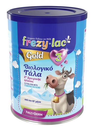 Frezylac Organic Milk Gold No3 Βιολογικό Γάλα 400gr
