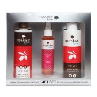 Messinian Spa Promo Pomegranate Honey Shower Gel 300ml & Body Lotion 300ml & Hair and Body Mist 100ml