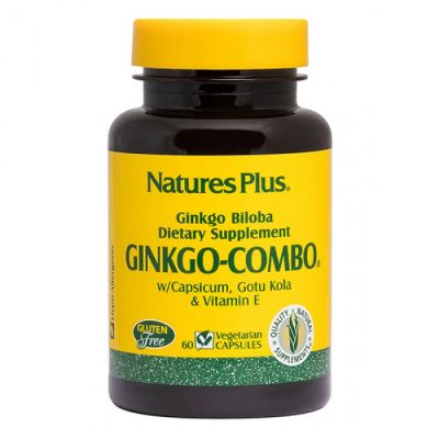 Natures Plus Ginkgo Combo 60 Φυτικές Κάψουλες