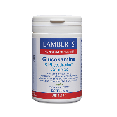Lamberts Glucosamine & Chondroitin Complex Σύμπλεγμα Γλυκοσαμίνης, Χονδροϊτίνης 120 Ταμπλέτες