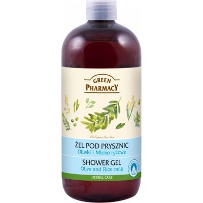 Green Pharmacy Shower Gel Olive Oil & Rice Milk 500ml 