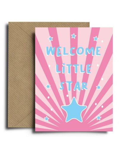 Spread The Magic Ευχετήρια Κάρτα Welcome Little Star
