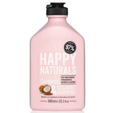Happy Naturals Colour Care Shampoo Coconut & Rooibos, Σαμπουάν για Βαμμένα Μαλλιά, με έλαιο Καρύδας & εκχύλισμα rooibos, 300ml