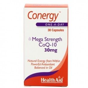 Health Aid Conergy CoQ-10 30mg 30 capsules