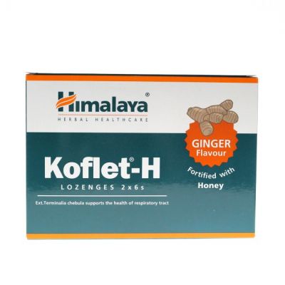 Himalaya Koflet Παστίλιες με Γεύση Ginger 12τμχ