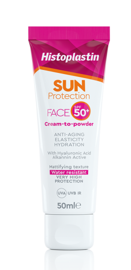 Histoplastin Sun Protecion Face Cream to Powder Spf50+ 50ml
