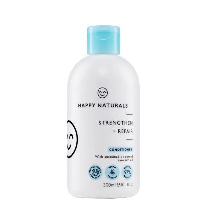 Happy Naturals Strengthen & Repair Conditioner - Μαλακτική Κρέμα για Ξηρά & Κατεστραμμένα Μαλλιά 300ml