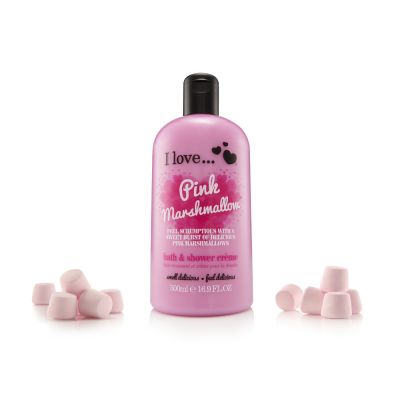 I Love... Pink Marshmallow Bath & Shower Cream 500ml