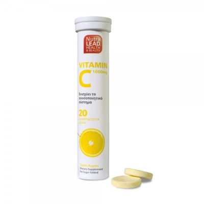 Nutralead Vitamin C 1000mg με Λεμόνι 20 αναβράζοντα δισκία 