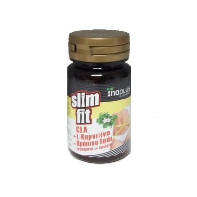 Inoplus Slim Fit CLA L-Καρνιτίνινη Πράσινο Τσάι Γκουαράνα & Χρώμιο 30 Κάψουλες
