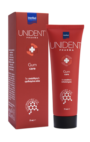 Intermed Unident Pharma Gum Care Οδοντόπαστα για Ευαίσθητα & Ερεθισμένα Ούλα, 75ml