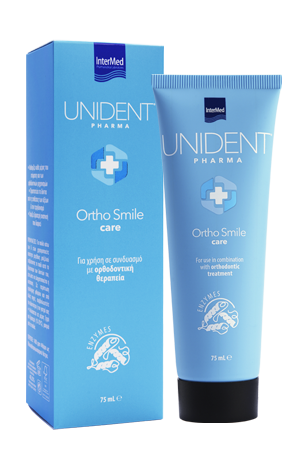 Intermed Unident Pharma Ortho Smile Οδοντόκρεμα για χρήση σε Συνδυασμό με Ορθοδοντική Θεραπεία 75ml