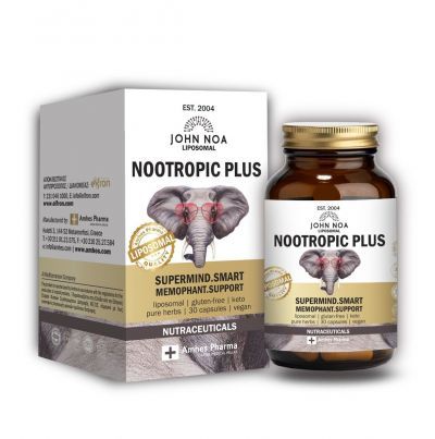 John Noa Nootropic Plus Λιποσωμιακό 30 Κάψουλες