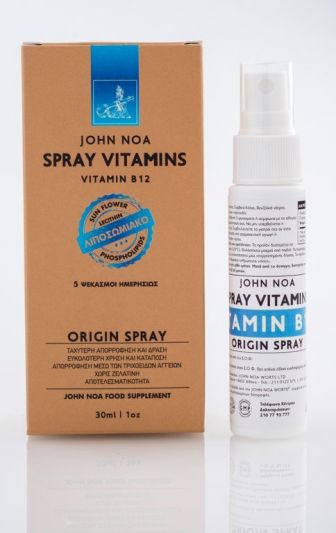 John Noa Origin Spray Βιταμίνη B12 30ml