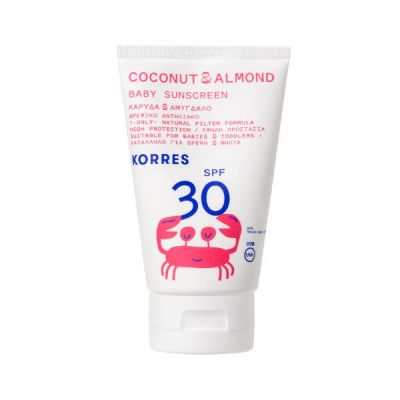 Korres Coconut And Almond Baby Sunscreen SPF30 100ml