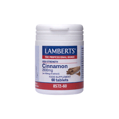 Lamberts Cinnamon-Κανέλλα 2500mg 60 Ταμπλέτες