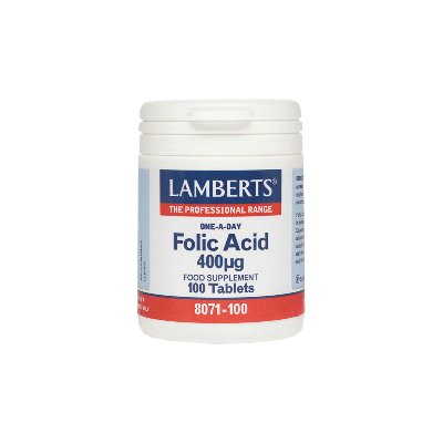 Lamberts Folic Acid 400mg 100 Ταμπλέτες