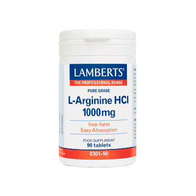 Lamberts L-Arginine HCL 90 Ταμπλέτες