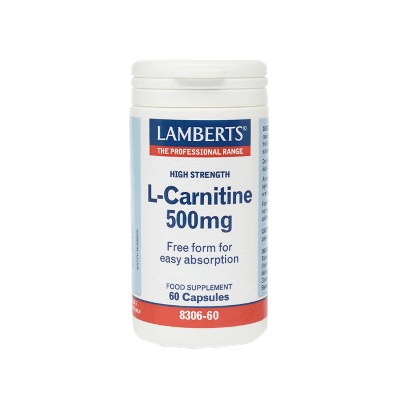 Lamberts L-Carnitine 500mg 60 Κάψουλες