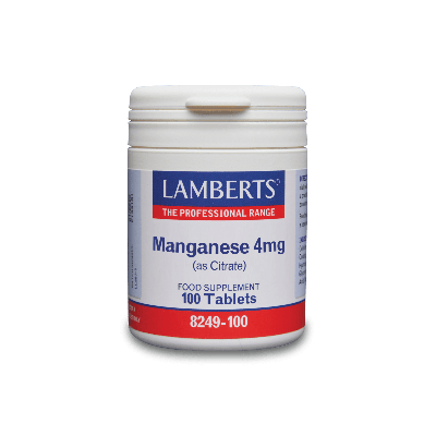 Lamberts Manganese 4mg 100 Ταμπλέτες