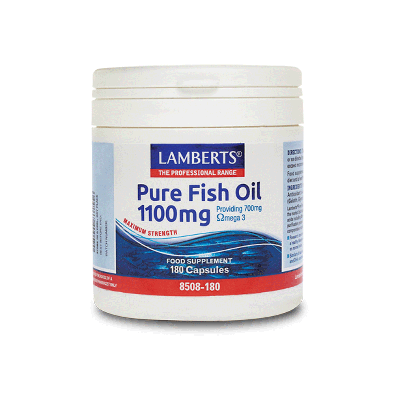 Lamberts Pure Fish Oil 1100mg 180 Κάψουλες
