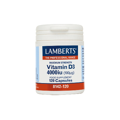 Lamberts Vitamin D 4000iu (100μg) 120 Κάψουλες