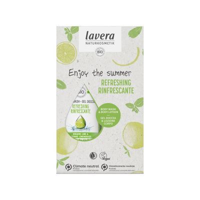 Lavera Σετ Δώρου Enjoy the Summer Κρέμα Σώματος 200ml & Αφρόλουτρο 200ml με Βιολογικό Lime