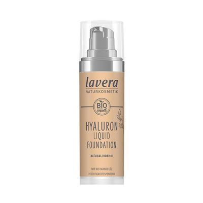Lavera Υγρό Make-up με Υαλουρονικό οξύ -Ivory 01- 30ml