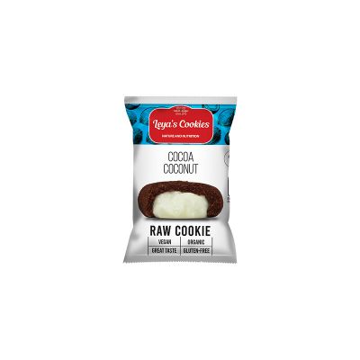 Leya's Raw Cookie Cocoa Coconut - Βιολογικό Ωμό Μπισκότο με Κακάο και Καρύδα 25γρ