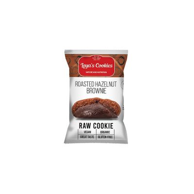 Leya's Raw Cookie Roasted Hazelnut - Βιολογικό Μπισκότο με Ψημένο Φουντούκι 25γρ