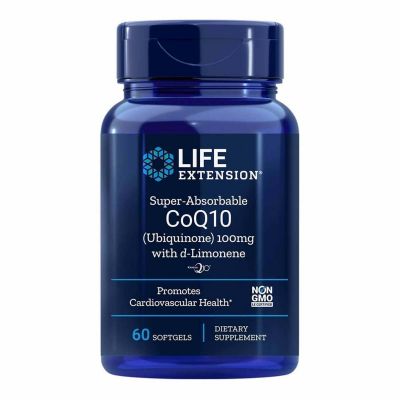 Life Extension Super-Absorbale CoQ10 D-Limonene 100mg 60 caps