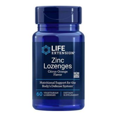 Life Extension Zinc Lozenges 24mg 60 Παστίλιες
