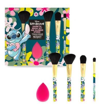 Mad Beauty Lilo & Stitch Cosmetic Brush Σετ 4τμχ