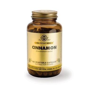 Solgar Cinnamon 100 Φυτικές Κάψουλες