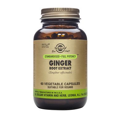 Solgar Ginger Root Extract 60 Φυτικές Κάψουλες