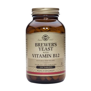 Solgar Brewer’s Yeast with Vitamin B-12 250 Ταμπλέτες