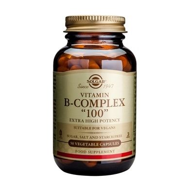 Solgar Vitamin B-Complex with C 100 Ταμπλέτες