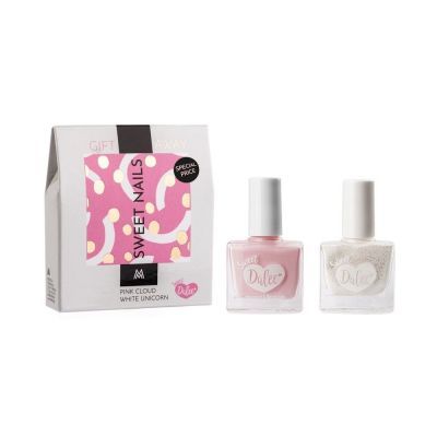 Medisei Gift Away Sweet Nails Promo Πακέτο Με 2 Παιδικά Βερνίκια Νυχιών (Pink Cloud + White Unicorn) 2x12 ml