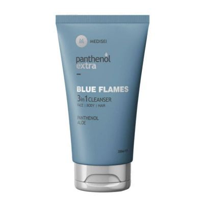 Medisei Panthenol Blue Flames 3 in 1 Cleanser Face, Body, Hair Καθαριστικό για Πρόσωπο, Σώμα & Μαλλιά, 200ml