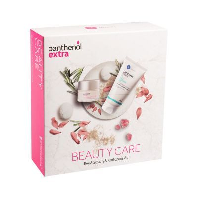 Medisei Panthenol Extra Beauty Care Set Ενυδάτωση & Καθαρισμός Day Cream SPF15 & Face Cleansing Gel 150ml