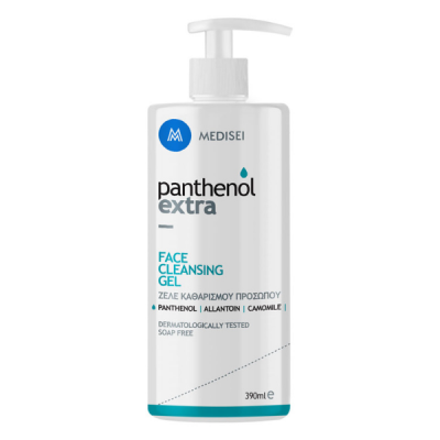Medisei Panthenol Extra Face Cleansing Gel Καθαριστικό Τζελ Προσώπου, 390ml
