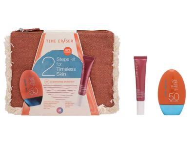 Medisei Time Eraser Promo Πακέτο 2 Steps Kit For Timeless Skin με Αντηλιακό Γαλάκτωμα Προσώπου με Χρώμα SPF50 50ml & Ορό Best Recovery Concentrate 20ml
