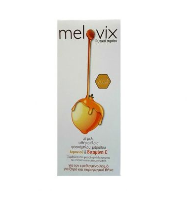 Melovix Herbal Σιρόπι με Λεμόνι για τον Ερεθισμένο Λαιμό, το Ξηρό & Παραγωγικό Βήχα 200ml