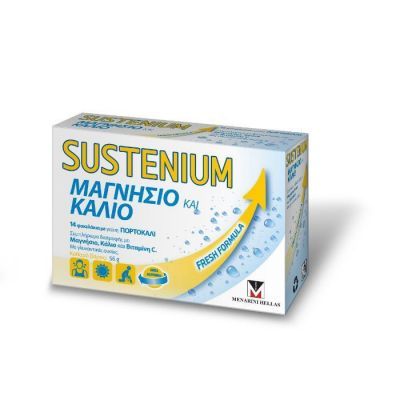 Menarini Sustenium Μαγνήσιο & Κάλιο 14 φακελάκια